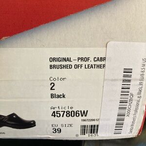 Sanita Black Leather Women's Oxfords
